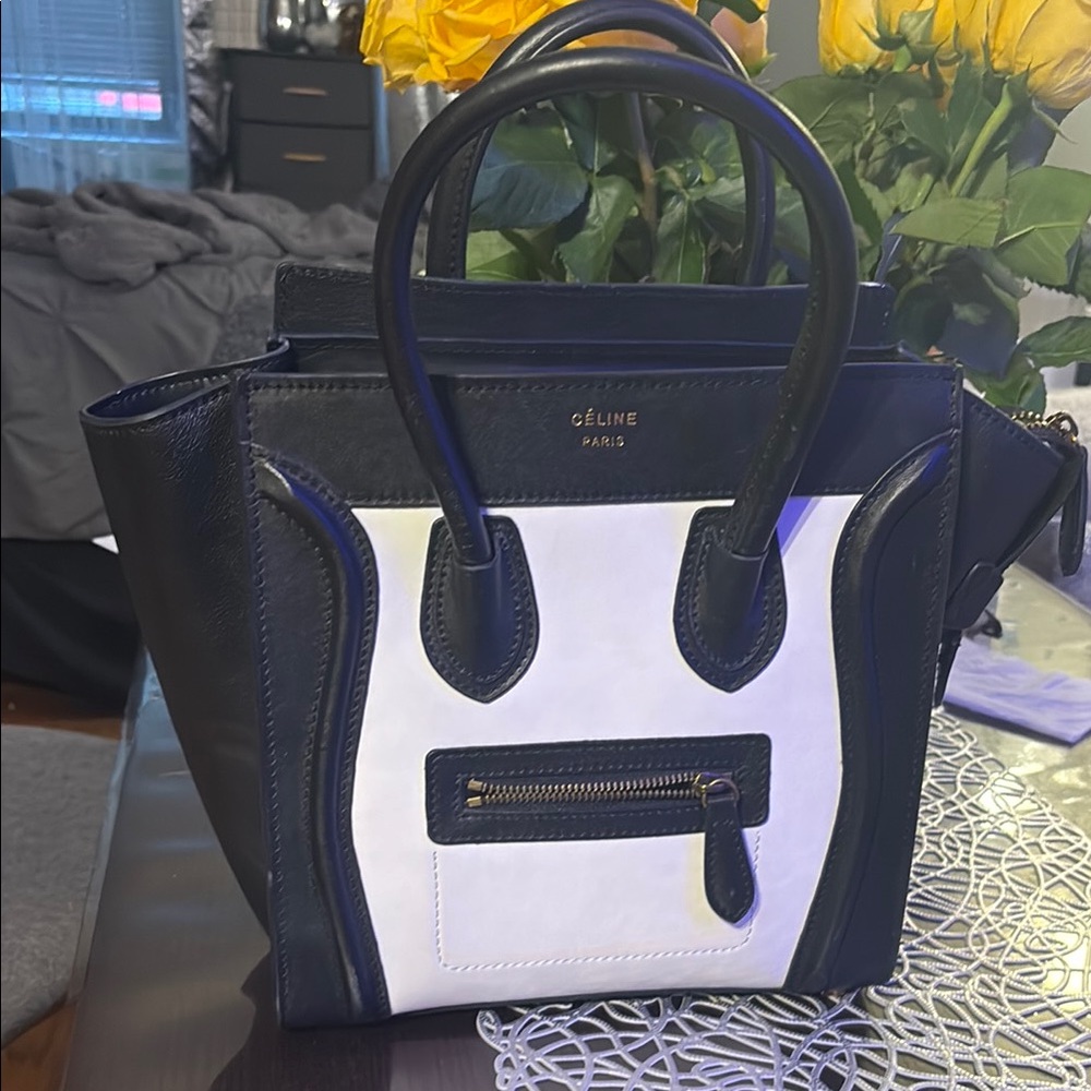 Celine Black and White Women's Bag